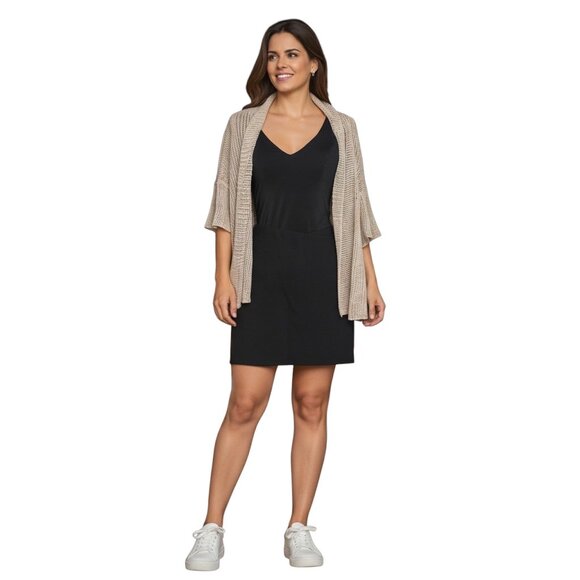 Eileen Fisher Tops - 100% Organic Linen Cardigan Eileen Fisher Open Weave- Small, Beige